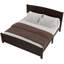 Très grand lit plateforme, lit plateforme en bois massif avec lattes de soutien et structure solide, aucun sommier nécessaire, espresso-802090917-802090915