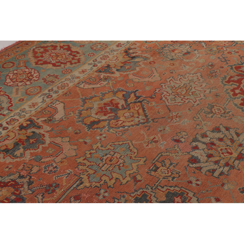 Antique One-of-a-Kind 13'4" x 15'10" Hand Knotted Area Rug