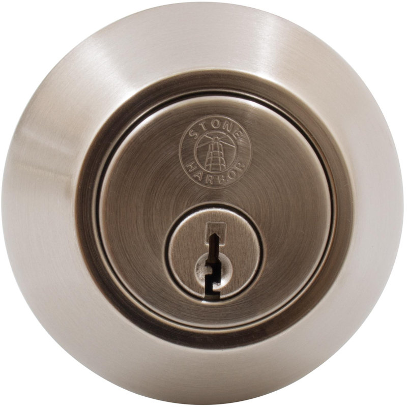 Verrou cylindrique simple, Nickel satiné
