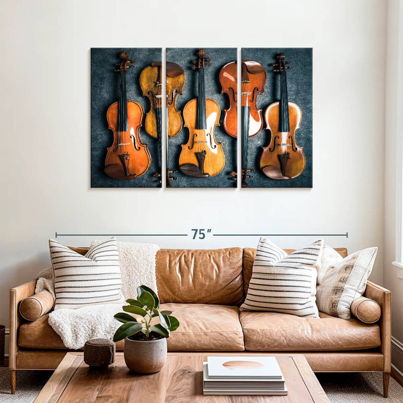 Abarca Violin Collection, 36" H x 57" W