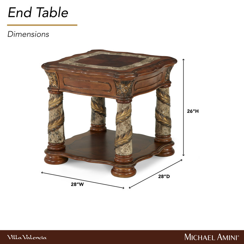 Villa Valencia End Table