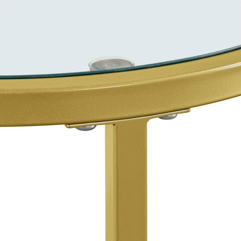 Akshara Frame Nesting Tables, Gold