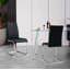 Chaise d'appoint en similicuir