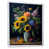 White Floater Framed