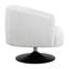 Fauteuil d'appoint pivotant rembourré beige Casanova