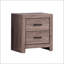 Table de chevet 2 tiroirs Dossantos-315360757