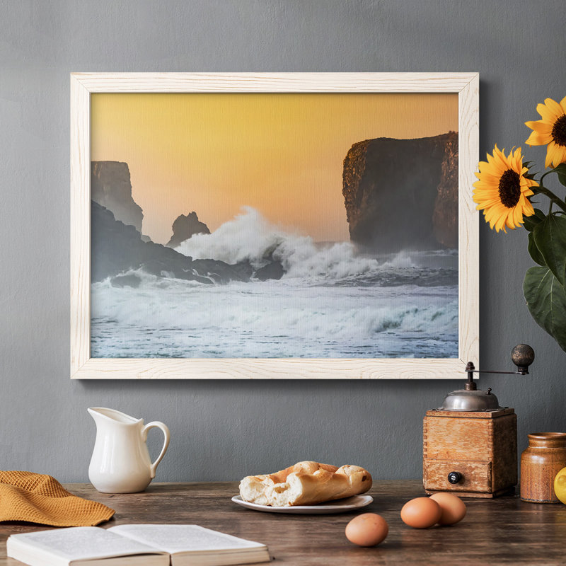Vaporisateur encadré sur toile, H 22 po x l 32 po, Blanc