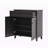 Colin 10 Pair Shoe Storage Cabinet with 4 Shelves & 1 Drawer, 33.24" H X 30.69" W X 14.58"D