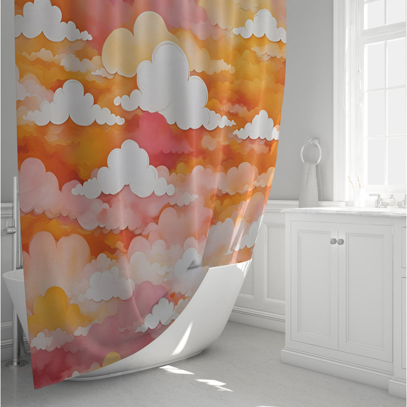 Rideau de douche Dionisia, H 93 po x l 70 po