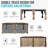 20 ft. x 12 ft. Aluminum Pergola with Adjustable Roof, Curtains & Netting-104881649