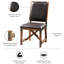 Chaise en bois massif Fashion Back