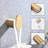 Stainless Steel Bathroom Accessories , 4, Wall Mounted, Brushed Gold Components Pack,