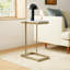 Brigitte Marble Top Frame End Table