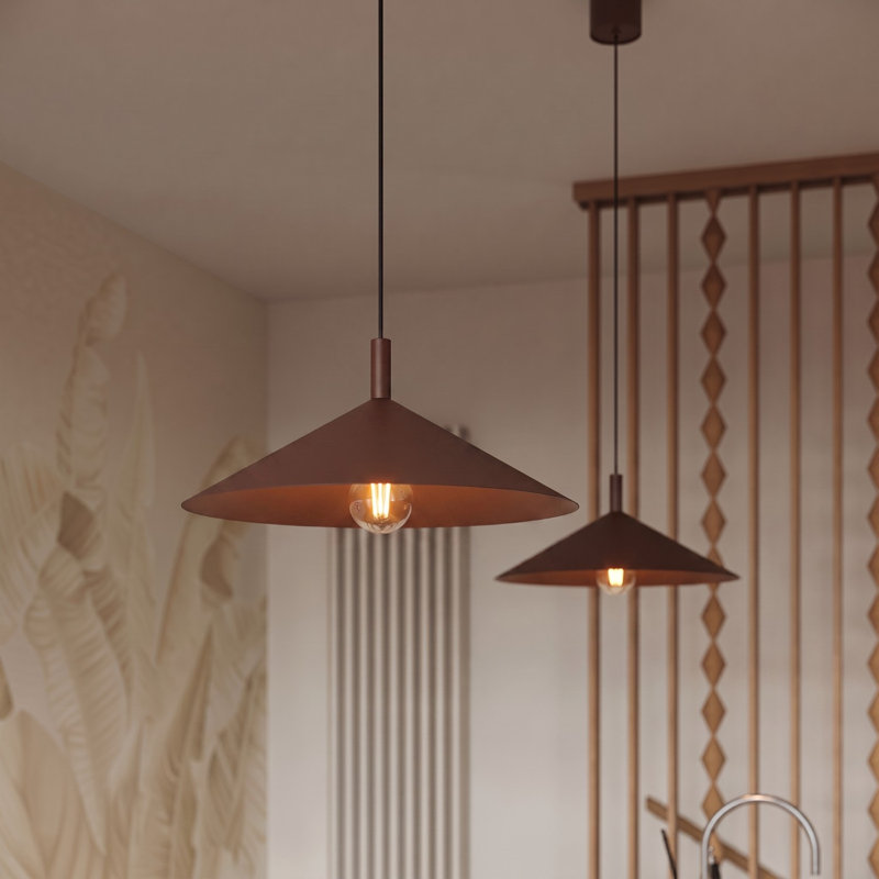 Pendant lamp NOX 25 white, 40x40x135 cm, Brown