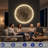 38-Inch Realistic Resin Moon Wall Light – Plug-In Dimmable LED Moon Sconce with Remote Control, 38 W Main & 15 W Night Light, Meteorite Crater Texture, 1.75″ Thick Wall-Mounted Décor for Home & Commer-691086747