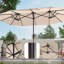 Parasol pour patio 13 x 7,2 pi avec double auvent-2076485629