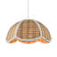 15cm H Rattan Round Pendant Shade ( No Direct Attachment Method ) in Brown