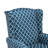 31.5"Wide Wing Back Upholstered Armchair With Nailhead Trim