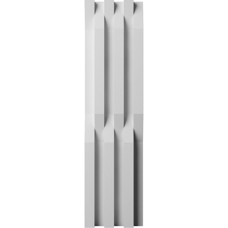 6"W x 24"H x 1"T  EdgeCraft Danube Style Seamless Wall Tile, Tigris