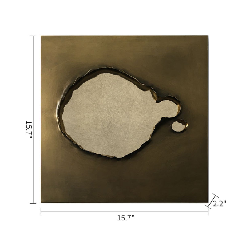Latoria Metal Flat Wall Mirror