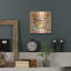«Tea Restful Orange Teacup» par Cathy Horvath-Buchanan, art mural en métal, 24 po x 24 po-1191689499