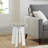Burtch Round End Table in Mirrored