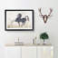 Stallion by Zhao Mengfu - Picture Frame Painting Print-55619576-55619578