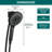 Topcraft 6-Inch Wall-Mounted High-Pressure Handheld Rain Showerhead