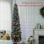 Arbre de Noël artificiel 8 pi avec 8 lumières, 668 branches, 250 lumières DEL colorées et base en acier
