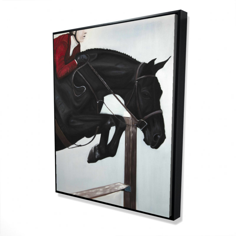 Riding Competition Print On Canvas