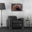 Art mural en verre acrylique épique «Petrified Tree Trunk» par Rich Monet, 24 po x 16 po-1288233031