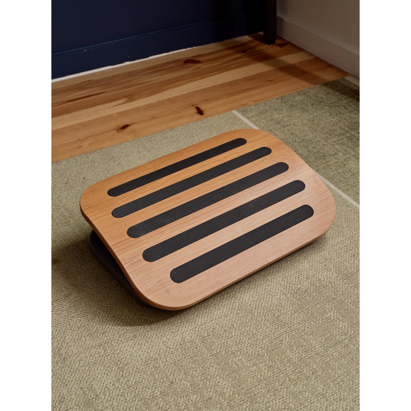 Adjustable Footrest, Walnut/Carbon