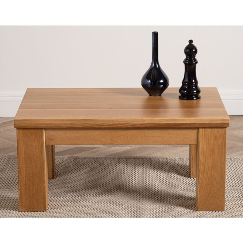 Ipava Solid Wood Four Leg Coffee Table, 42cm H x 60cm W x 92cm D