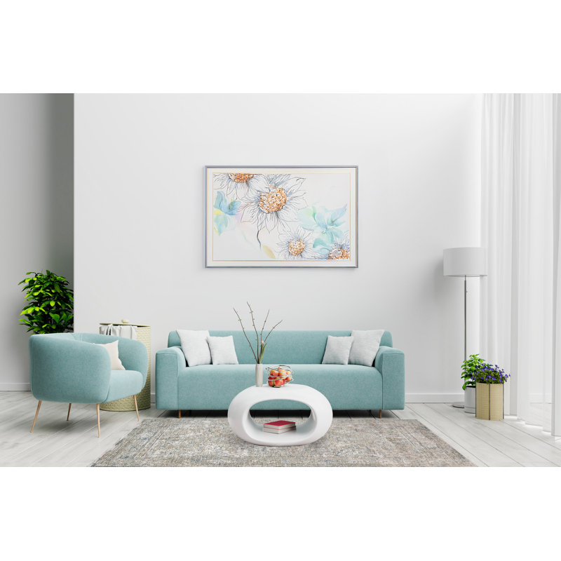 FLARE 14741-815 BEIGE/IVORY/BLUE, Rectangle 9' x 12'