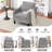 Mid-Century Accent Chairs Featuring Removable Cushions-2051752421