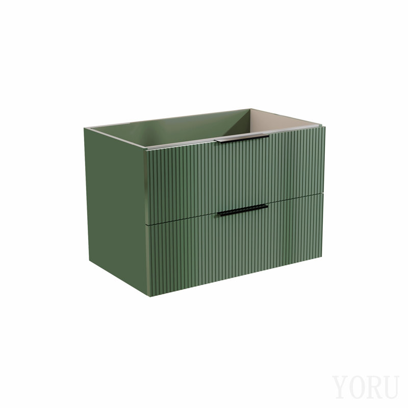 Meuble-lavabo vert 30 po sans lavabo