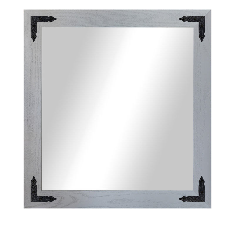 Miroir Gracie Oaks, Gris, 34 po x 33 po