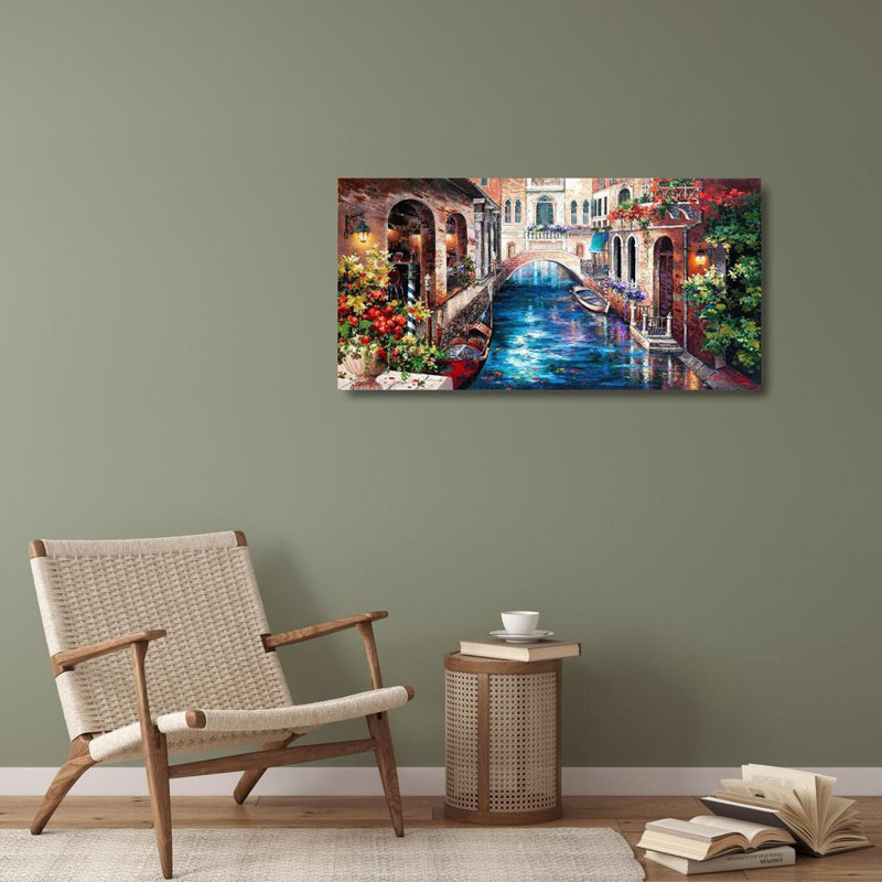 Art sur toile tendue Lark Manor ™ Lee, James, pont de Venise