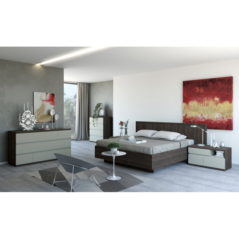 Columbia 60cm W Manufactured Wood Bedside Table