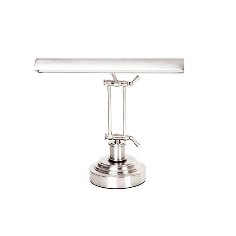 Lampe piano 16,6" cocoweb, Nickel satiné
