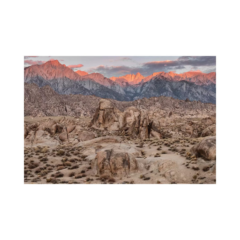 Usa, Eastern Sierra, Alabama Hills by John Ford - Wrapped Canvas Gallery-Wrapped Canvas Giclée, 30.48cm H x 45.72cm W