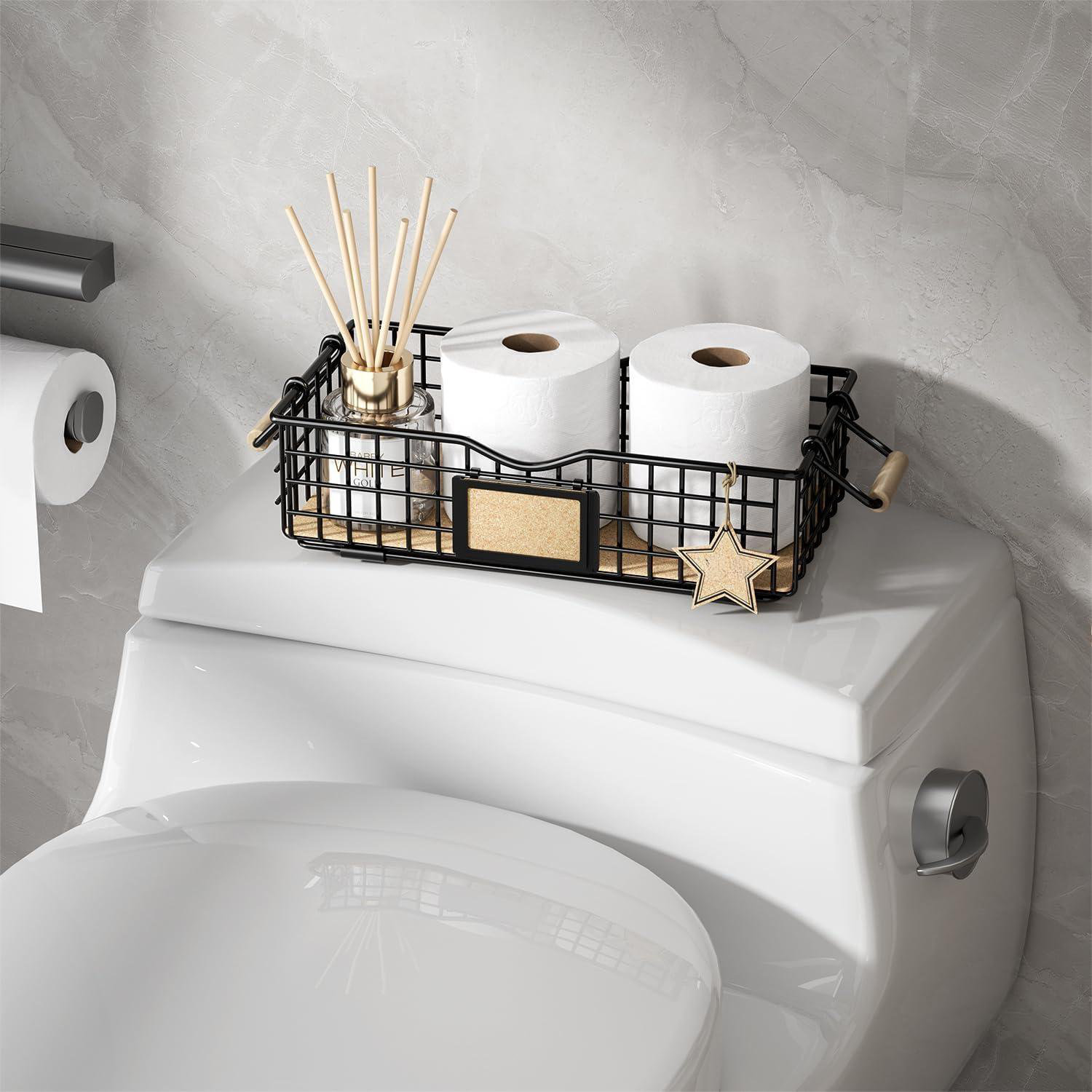Gracie Oaks Bathroom Organizer Basket, Bathroom Organizers And Storage