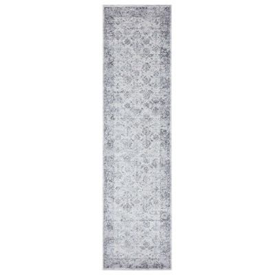 Tapis floral en polypropylène tissé à la machine Brittainey