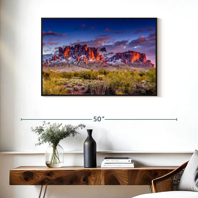Alvord, Arizona Superstition Mountains, H 25 po x l 37 po