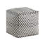 Pouf carré en tissu d'ameublement en tissu jacquard moderne, repose-pieds, repose-pieds antidérapant, fauteuil à billes, repose-pieds 1pc