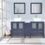 Ensemble de meuble-lavabo double avec miroir et cadre 29,9 "-62326214