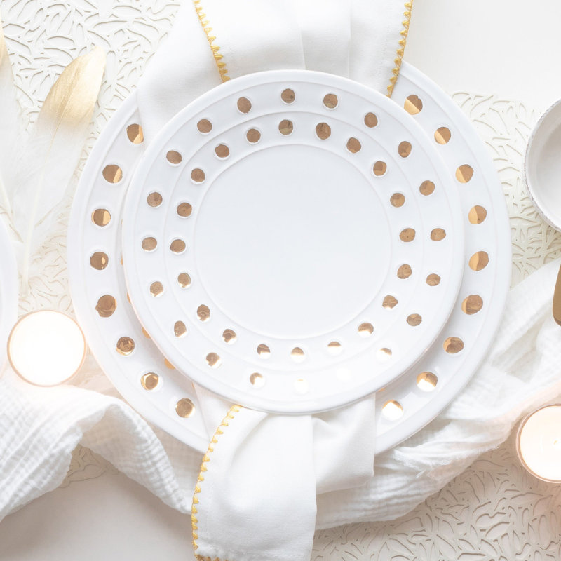 Medici Handmade Terra Bianca Dinner Plate