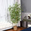 Plantes en bambou artificielles dans un panier Adcock, fausses plantes pour la décoration intérieure, faux arbres réalistes-837384647