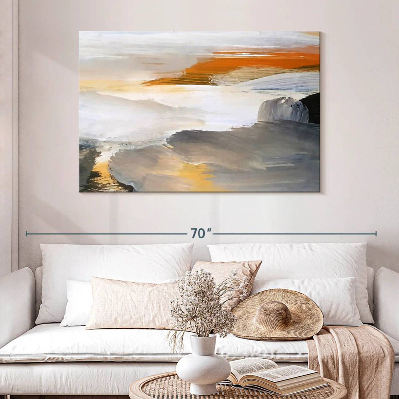 Avery Sunset Abstract, 32" H x 48" W