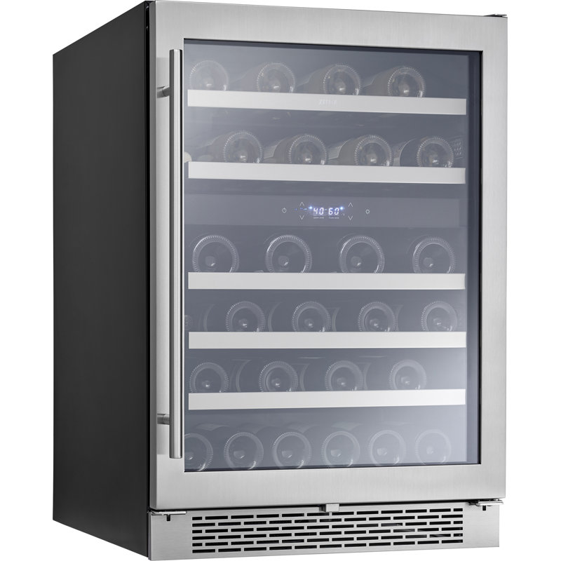 Presrv 24'' 45 Bottle Dual Zone Freestanding/Built-In Wine Refrigerator